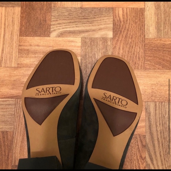 Gray Franco Sarto Aziza block heels, 8.5 - Picture 3 of 6